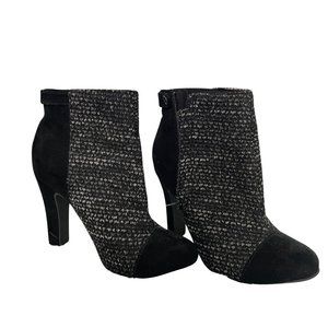 Black ankle heels